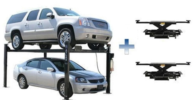 Atlas® Garage Pro 8000 Service/Parking  4 Post Lift Combo Atlas® Garage Pro 8000 Service/Parking  4 Post Lift Combo