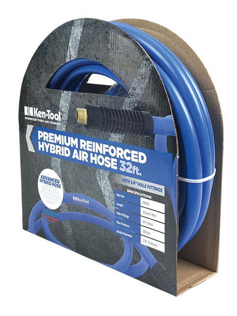 Ken-Tool 26032 32 ft. Premium Reinforced Hybrid Air Hose