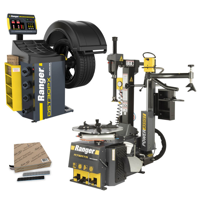 Ranger R76ATR NextGen™ Tilt-Back Tire Changer w/Assist Tower & DST30PX Wheel Balancer Combo
