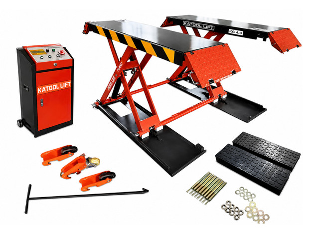 Katool KT-X90E Electric Mid-Rise Scissor Lift 8,000 lbs