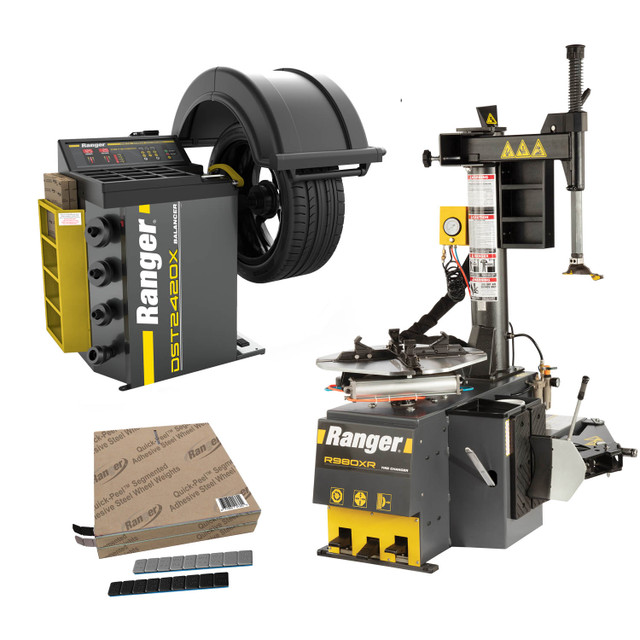 Ranger R980XR NEXTGEN™ Swing-Arm 25" Tire Changer & DST2420X Wheel Balancer Combo
