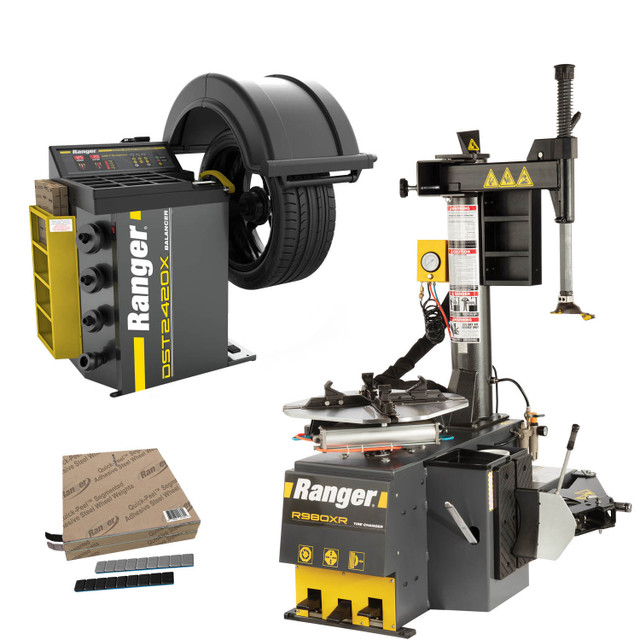Ranger R980XR-L NEXTGEN™ Swing-Arm 25" Tire Changer 110V & DST2420X Wheel Balancer Combo