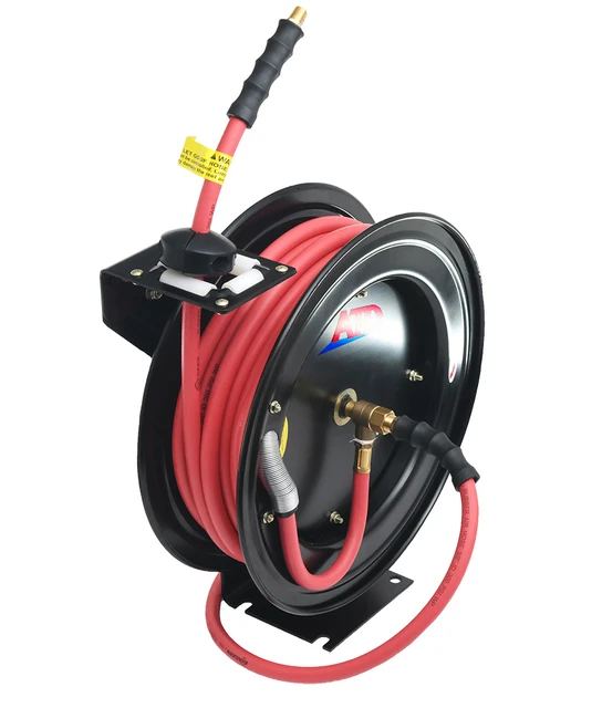 ATD 31176 3/8" x 50 ft. Auto Retractable Air Hose Reel