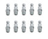 Amflo CP1-03 1/4" Coupler Plug w/ 3/8 Male Threads Automotive T Style - Pack of 10