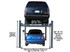 Atlas® 408-SL Premium Service/Parking 4 Post Lift Combo