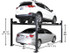 Atlas® Garage Apex 8 ALI Certified 4 Post Parking Lift 8,000 lbs