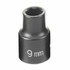 3/8"D 9mm 6pt Impact Socket