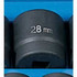 1/2"D 28mm 6pt Impact Socket