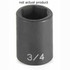 1/2"D 1-5/8" 6pt Impact Socket 1/2"D 1-5/8" 6pt Impact Socket