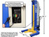 Atlas® ML-6045BC ALI Battery Powered Mobile Column Lift System 99,000 lbs