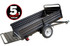 DK2 MMT5X7 5ft x 7ft Multi Purpose Steel Utility Trailer - Black DK2 MMT5X7 5ft x 7ft Multi Purpose Steel Utility Trailer - Black