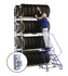 RiveTier® I 4DES Double Starter 4 Tier Tire Rack - 8 Shelves