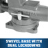 Wilton 28825 3 1/2" Combination Pipe & Bench Vise w/Swivel Base
