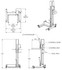 K&L K2600 Pneumatic Portable Mobile Tire & Wheel Lift