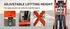 Katool KT-X90E Electric Mid-Rise Scissor Lift 8,000 lbs