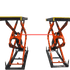 AMGO® Hydraulics XL-10F Flush Mount Full Rise Scissors Lift 10,000 lbs