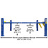 Atlas® PRO14KCF-EXT Extra Long 4 Post Lift w/Alignment Kit & RJ8 Combo