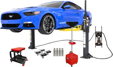 MaxJax M7K Portable Two Post Garage Lift - Supreme Package | Best