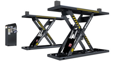 BendPak MDS-6KLPF Open Center Mid-Rise Scissor Flush Mount Lift