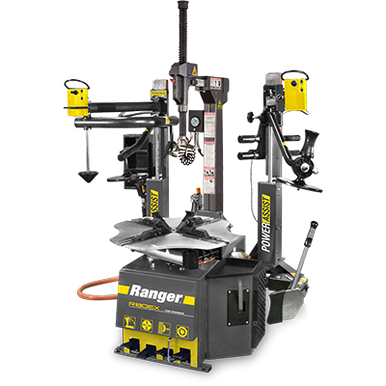 R80EX Tilt Back Dual-Tower Assist Tire Changer w/ 34in Clamping