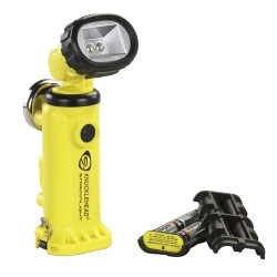 streamlight knucklehead flashlight 91727 HAZ-LO Rechargeable Spot Light with 120-volt AC/12-volt DC Charger, Yellow - 150 Lumens Produces up to 200 lumens (High) Streamlight Knucklehead HAZ-LO Rechargeable Spot