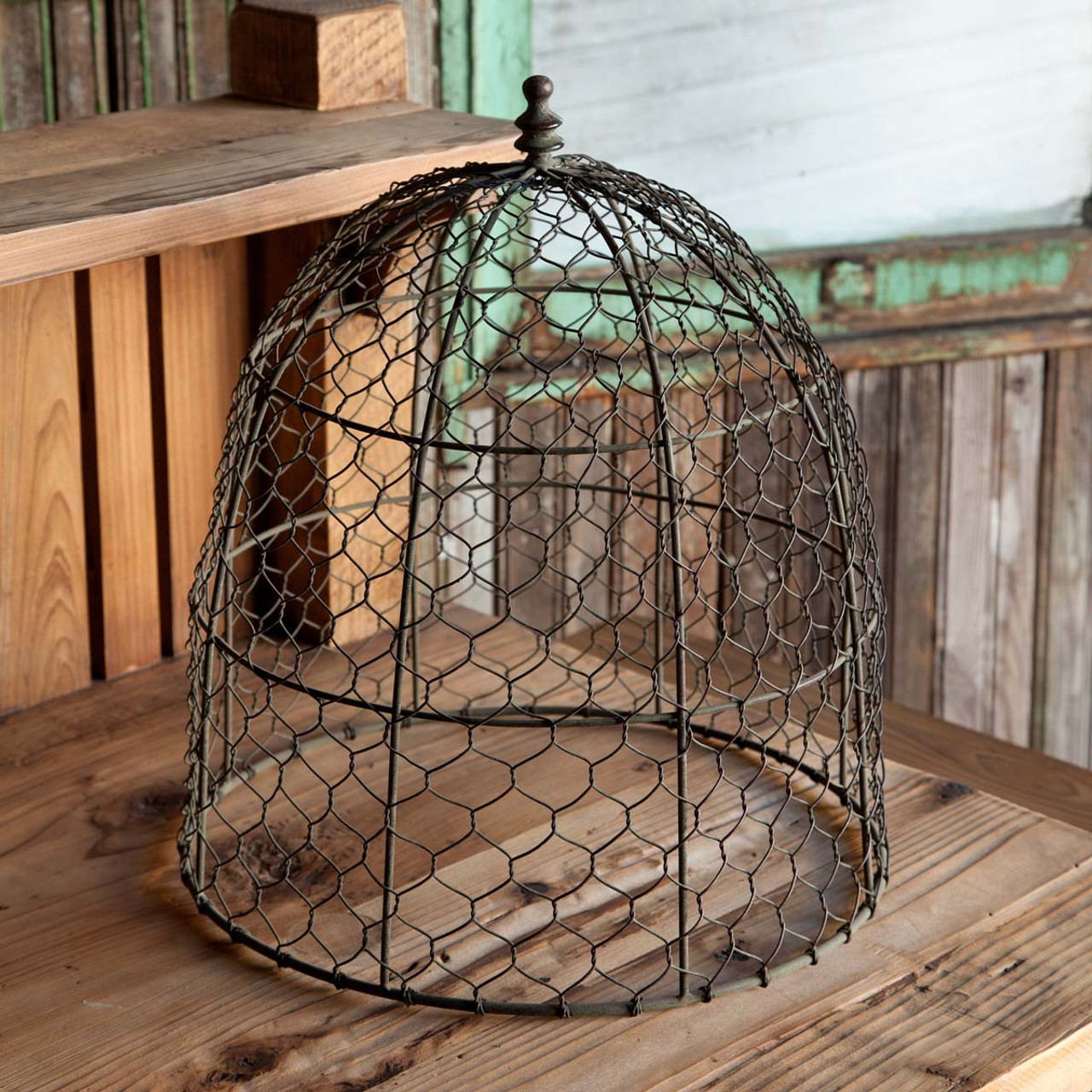 Chicken Wire Cloche with Extension