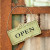 Metal Hanging Open/Close Sign