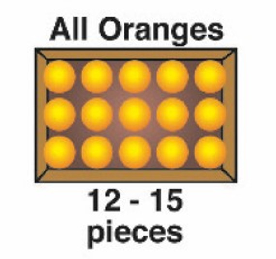1 Tray Pack Valencia Oranges Box
