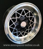 6x12 Black Machined Alleycat Alloy Wheel Rim or Package for Classic Mini