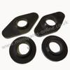 .Front Subframe Top Tower Mountings Late (Black Poly) for classic Mini