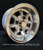 6x10 Silver (Polished rim) Superlight Alloy Wheel Rim or Package for Classic Mini
