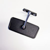 Black and chrome interior rear view mirror for Classic Mini