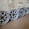 5x12 Silver Minilight Style Alloy Wheels Used - SET OF 4 - 12:14