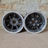 7x13 Superlight black alloy wheel - SET OF 2 - 13:18