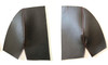 Black piped red back seat rear wheel arch covers/liners vinyl for classic Mini