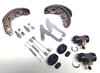 Rear Drum Back Brake Rebuild Kit With Mintex Shoes For Classic Mini