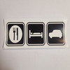 EAT, SLEEP, MINI Sticker (33)