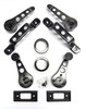 10 Piece Interior Handles Black For Classic Mini