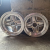 6x12 Silver Revolution Alloy Wheel 2 off USED- R12:4