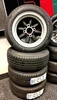 6x12 Rose Petal Matt Black Alloy Wheels And Falken 165/60/12 Tyres 