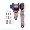 2x Rear Beige Securon Seatbelts For Classic Mini