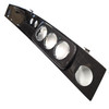 3+3 Clock Deluxe Carbon Fibre dashboard RHD Classic Mini