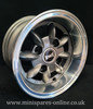 6x10 Anthracite (Polished rim) Ultralite Alloy Wheel Rim or Package for Classic Mini