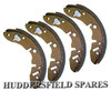 Rear brake shoe set