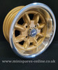 6x12 Gold (Polished Rim) Superlight Deep Dish Alloy Wheel Rim or Package for Classic Mini