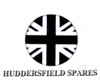 Black and silver union jack 27mm oversticker