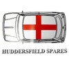 st georges cross roof decal