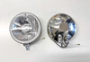 5" Stainless Fog Lamps pr with fixings for Classic Mini