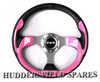 13" Pink mountney race steering wheel