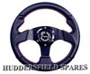 13" Race Type Steering Wheel for Classic Mini - various coloured stitching